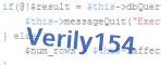verification code